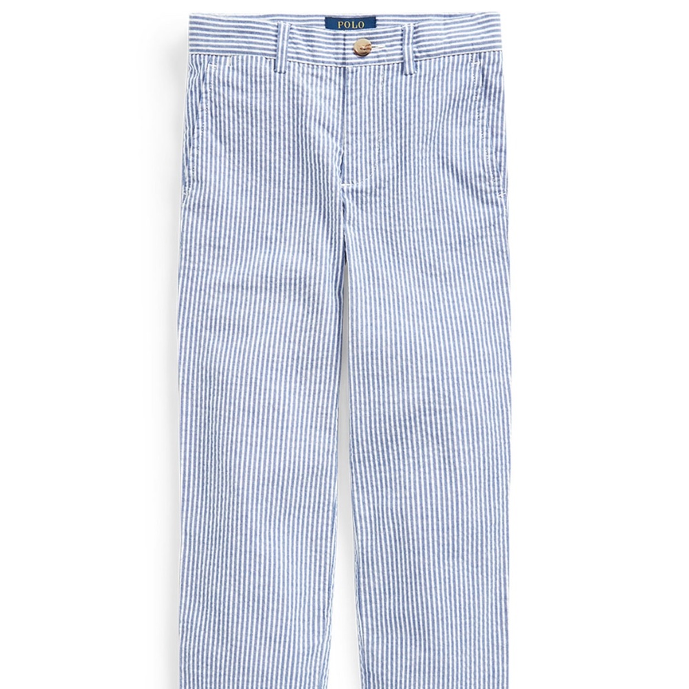 Polo Ralph Lauren Big Boys Stretch Seersucker Skin